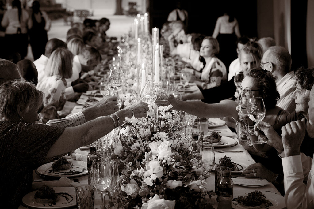 Timeless black and white bride and groom portraits shot by Kevin Mark Pass Photography
